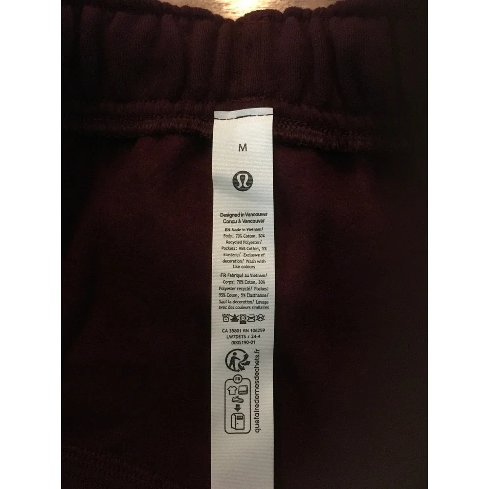 Lululemon Scuba Mid-Rise Oversized Short 7 Fleece LW7DETS women M - Picture 6 of 7